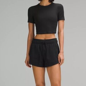 Lululemon Hold Tight Straight-Hem Cropped T-Shirt